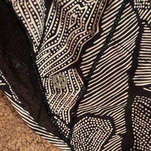 Black and white. Size 8. Lululemon shorts.